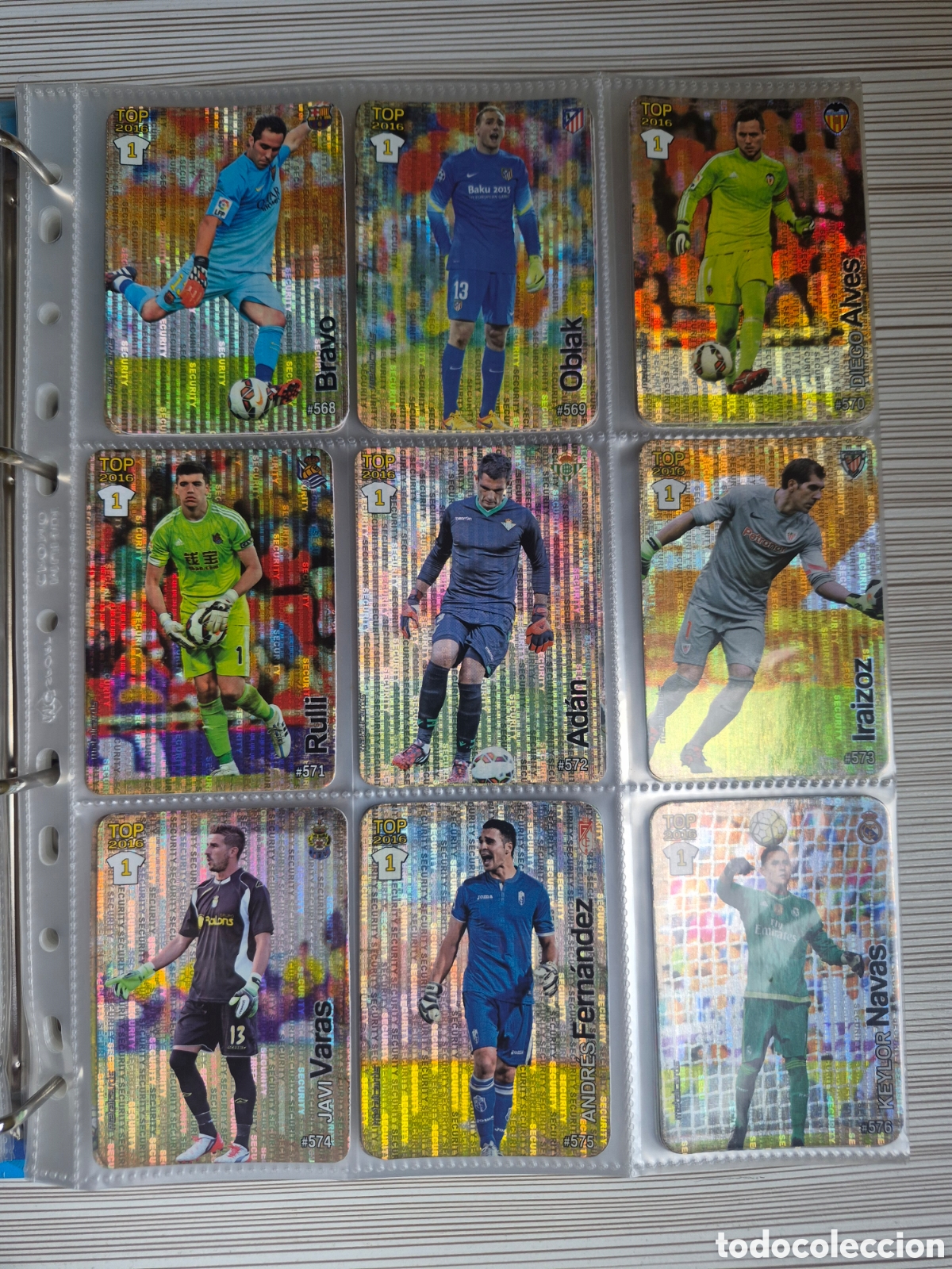 Figurine di Calcio: Mundicromo 2015 2016 Top Security Lote LEER