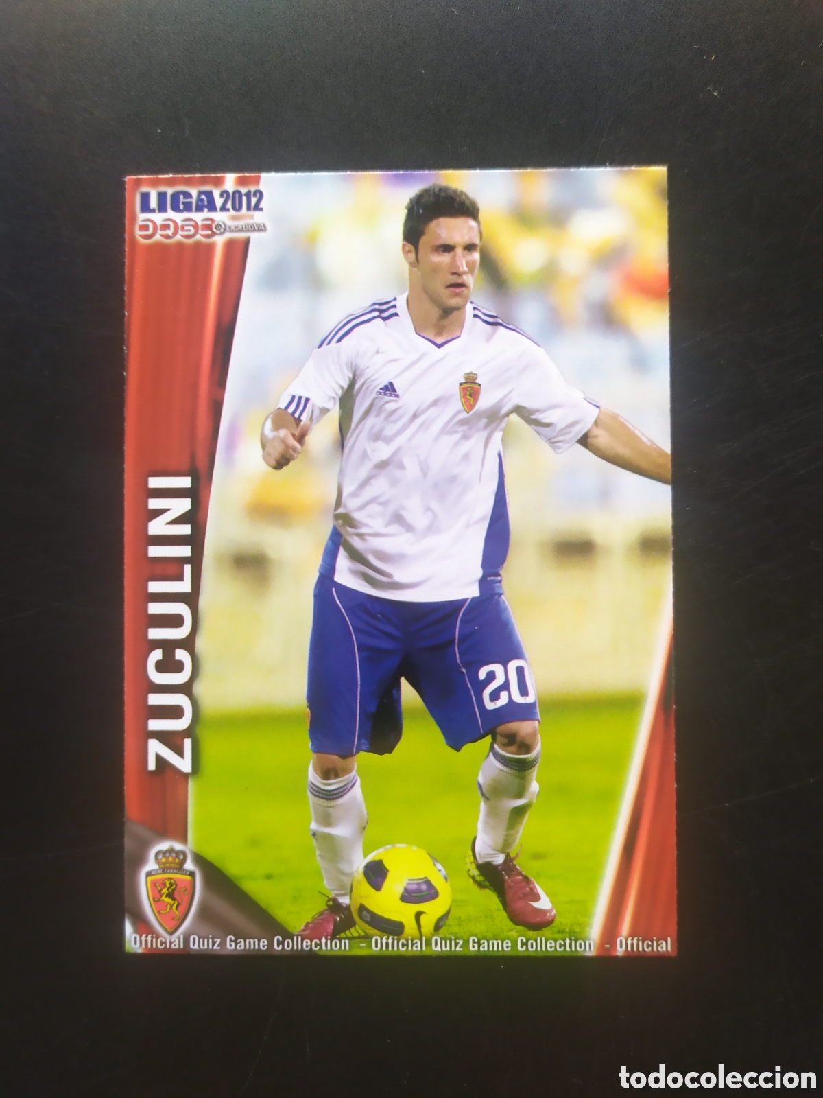 Figurine di Calcio: Mundicromo fichas Liga 2011 2012 11 12 Zuculini n&deg; 339 Real Zaragoza