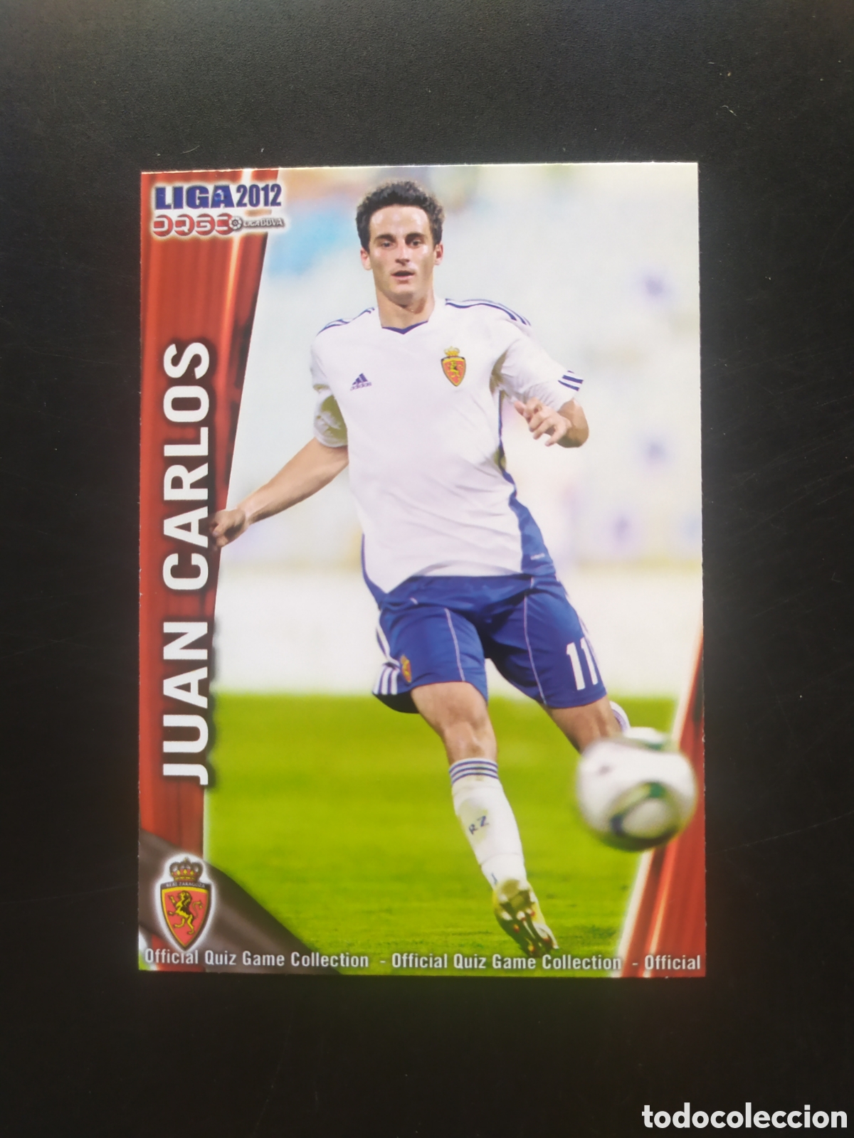 Figurine di Calcio: Mundicromo fichas Liga 2011 2012 11 12 Juan Carlos n&deg; 340 Real Zaragoza