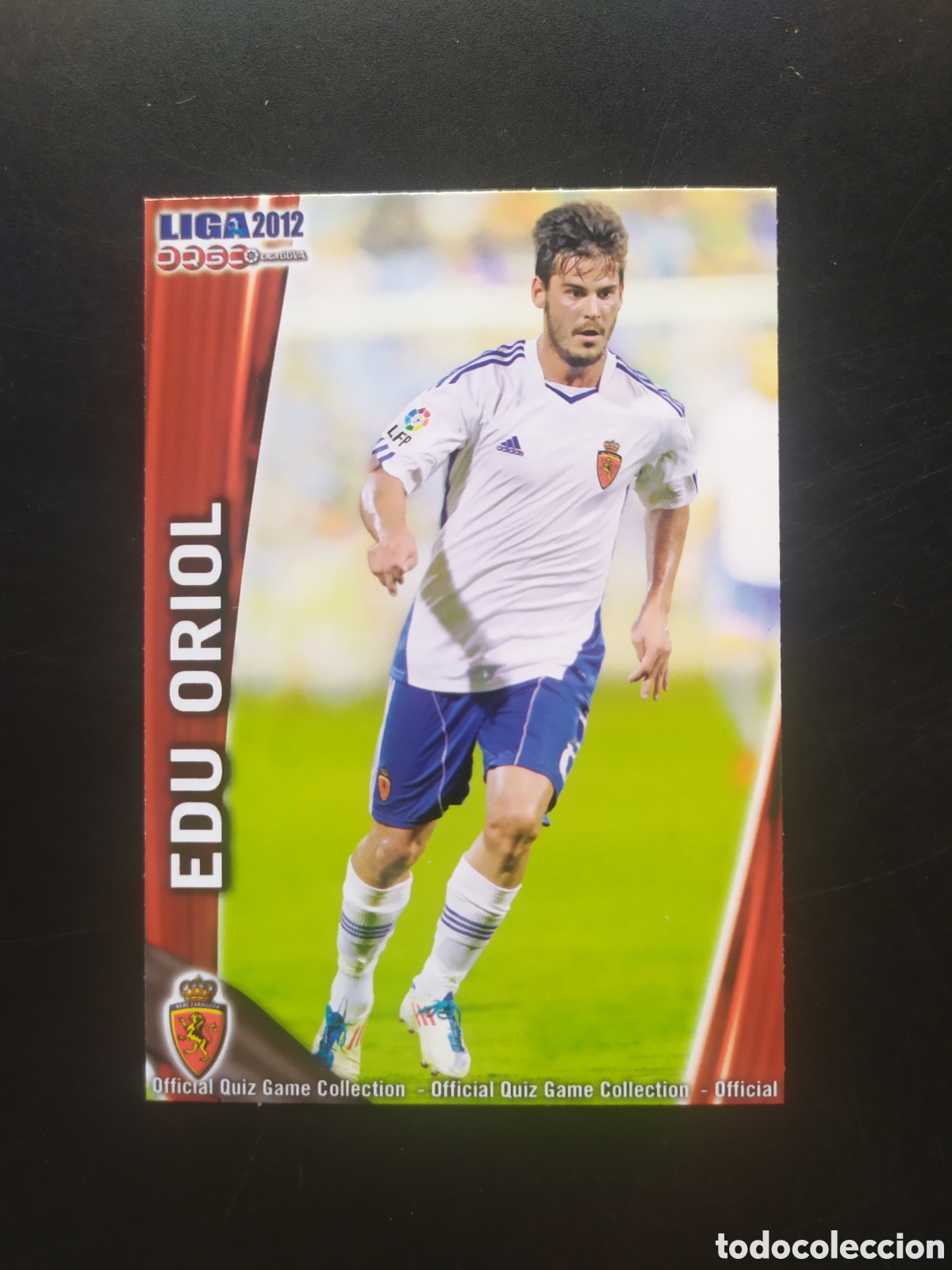 Cromos de f&uacute;tbol: Mundicromo fichas Liga 2011 2012 11 12 Edu Oriol n&deg; 341 Real Zaragoza
