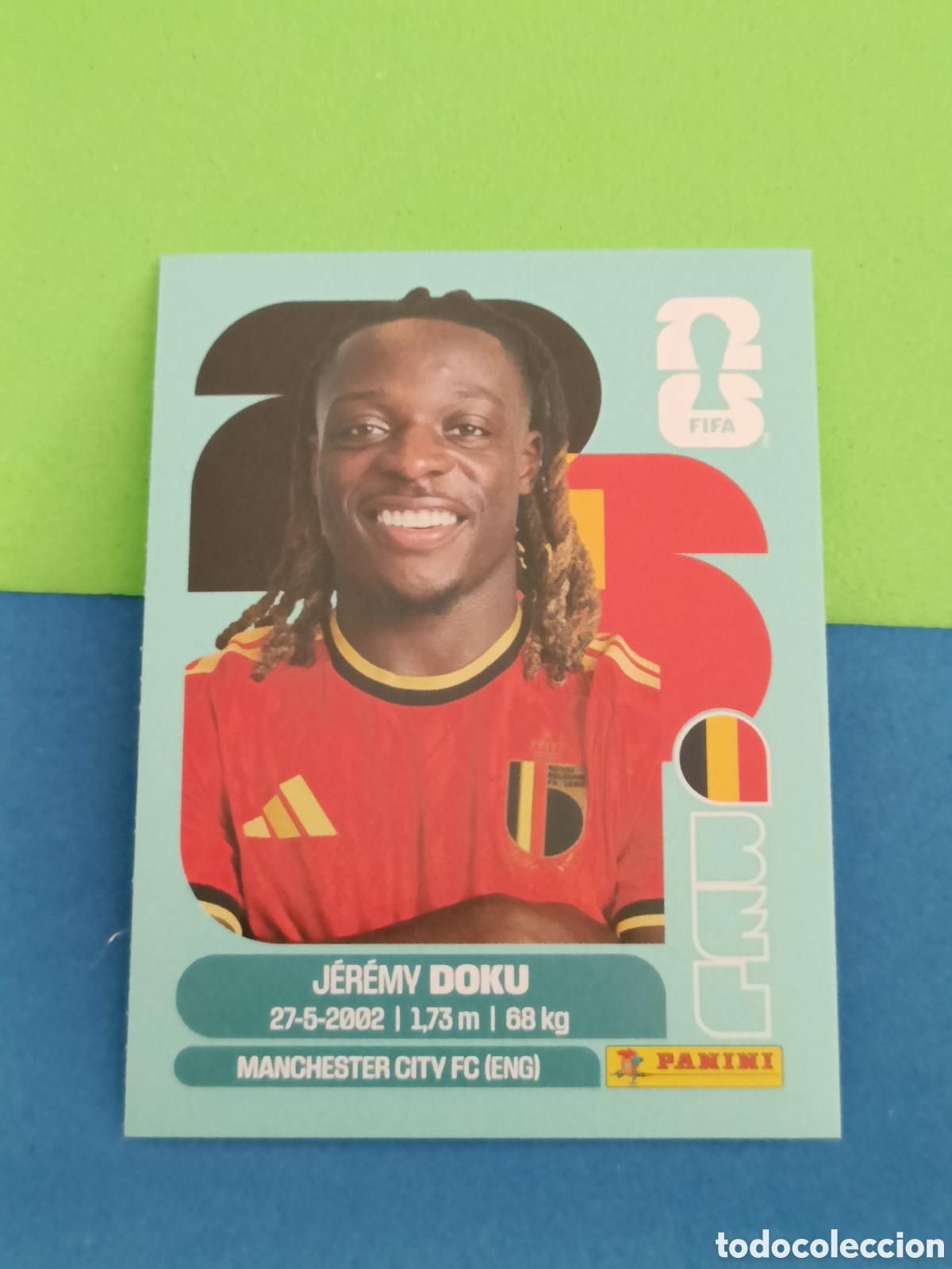 Figurine di Calcio: Panini Mundial Fifa World cup 2026 26 sticker - BEL 16 Doku