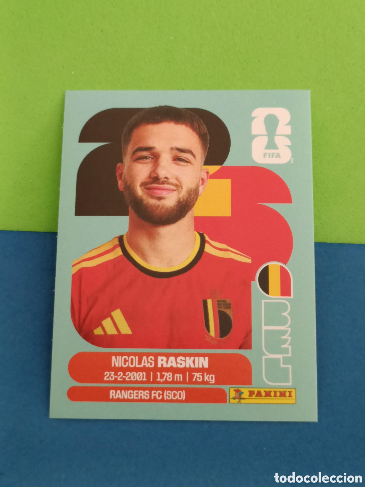 Figurine di Calcio: Panini Mundial Fifa World cup 2026 26 sticker - BEL 11 Raskin