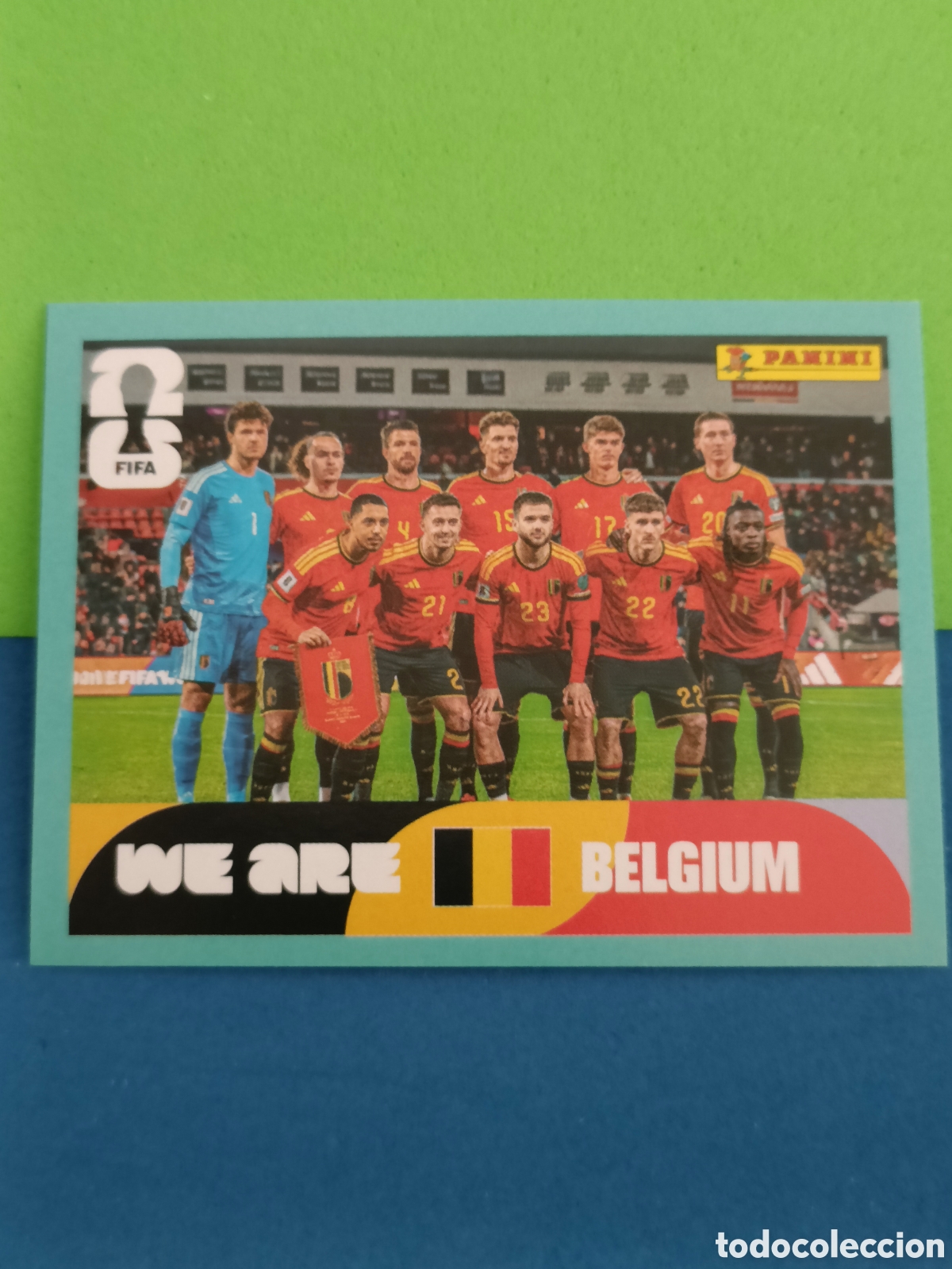 Cromos de f&uacute;tbol: Panini Mundial Fifa World cup 2026 26 sticker - BEL 13 Equipo B&eacute;lgica