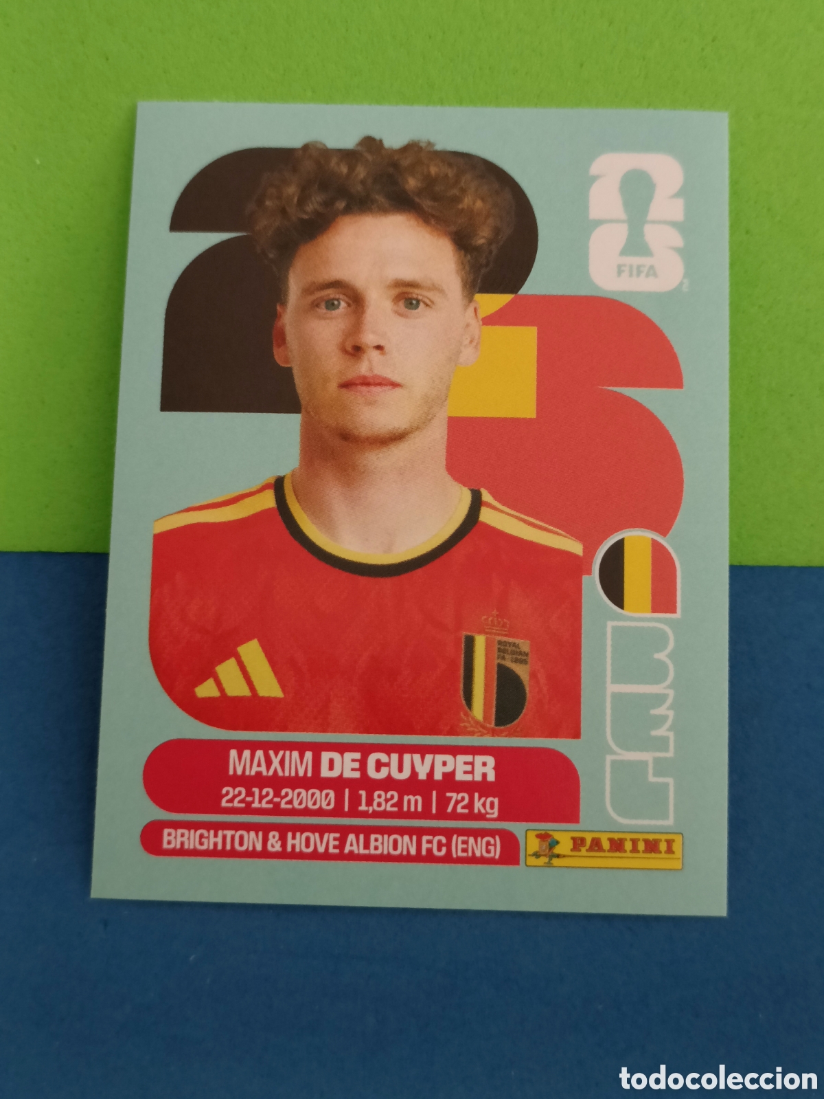 Cromos de f&uacute;tbol: Panini Mundial Fifa World cup 2026 26 sticker - BEL 7 De Cuyper