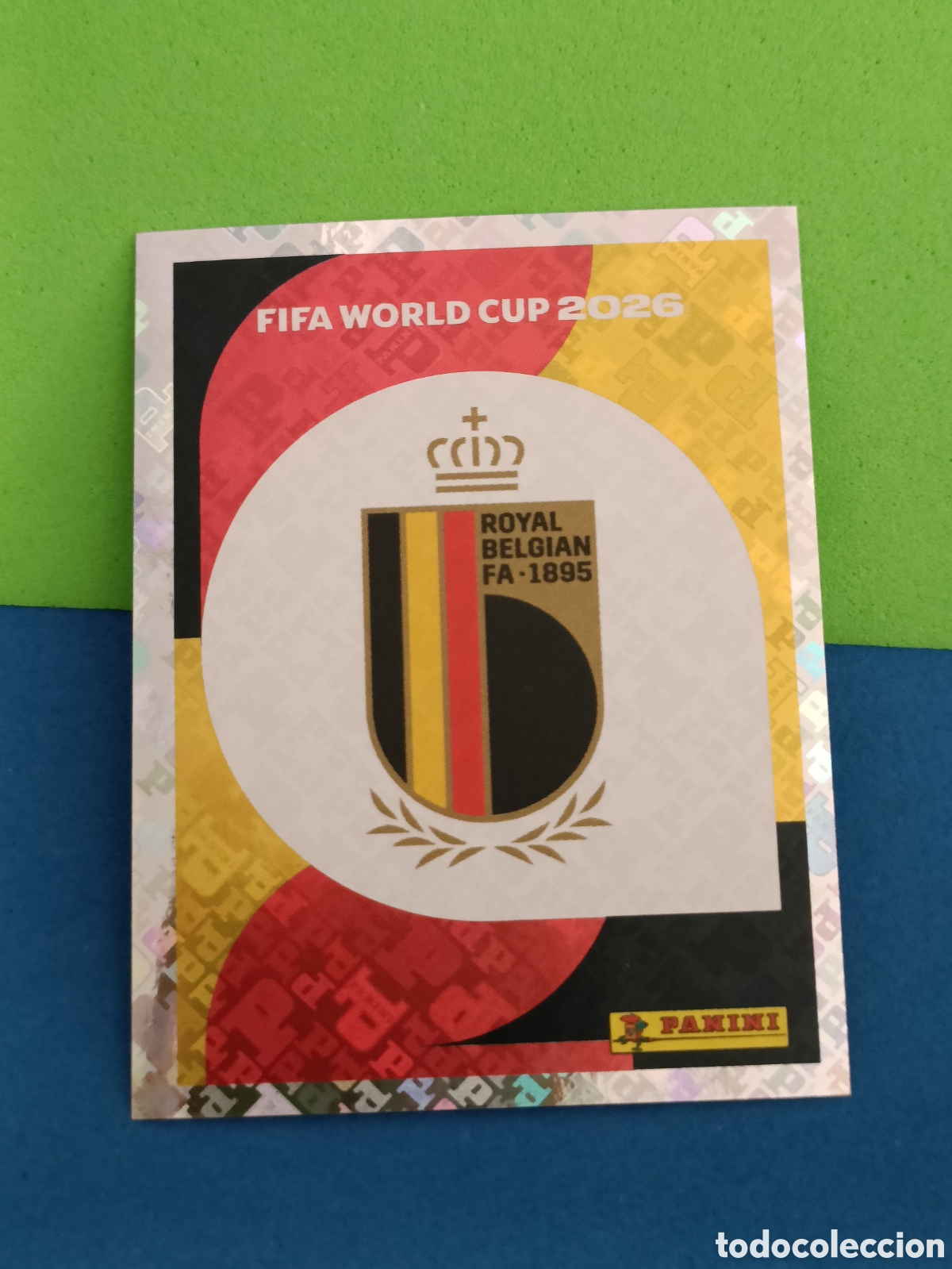 Cromos de f&uacute;tbol: Panini Mundial Fifa World cup 2026 26 sticker - BEL 1 Escudo B&eacute;lgica
