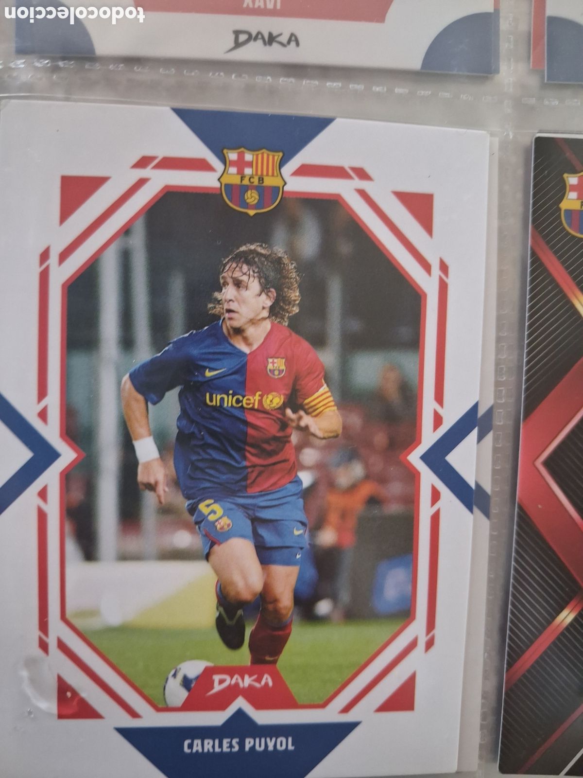 Cromos de f&uacute;tbol: DAKA. COLECCION DE CARDS. CARLES PUYOL. FCB-27-B. FC BARCELONA. 2025