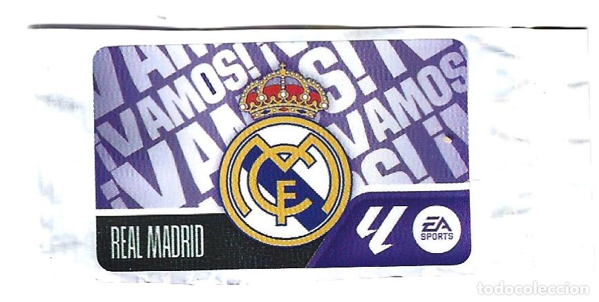 Cromos de f&uacute;tbol: PANINI EDICIONES ESTE CHICLES LIGA 26/27 2026/2027 - ESCUDO (REAL MADRID) SIN PEGAR
