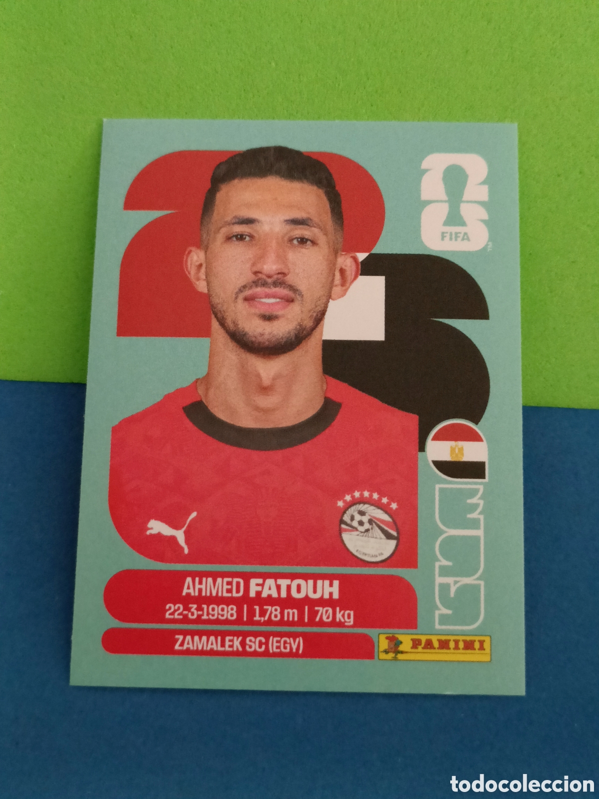 Figurine di Calcio: Panini Mundial Fifa World cup 2026 26 sticker - EGY 9 Fatouh