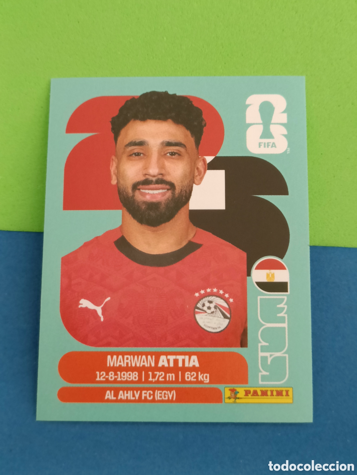 Figurine di Calcio: Panini Mundial Fifa World cup 2026 26 sticker - EGY 10 Attia