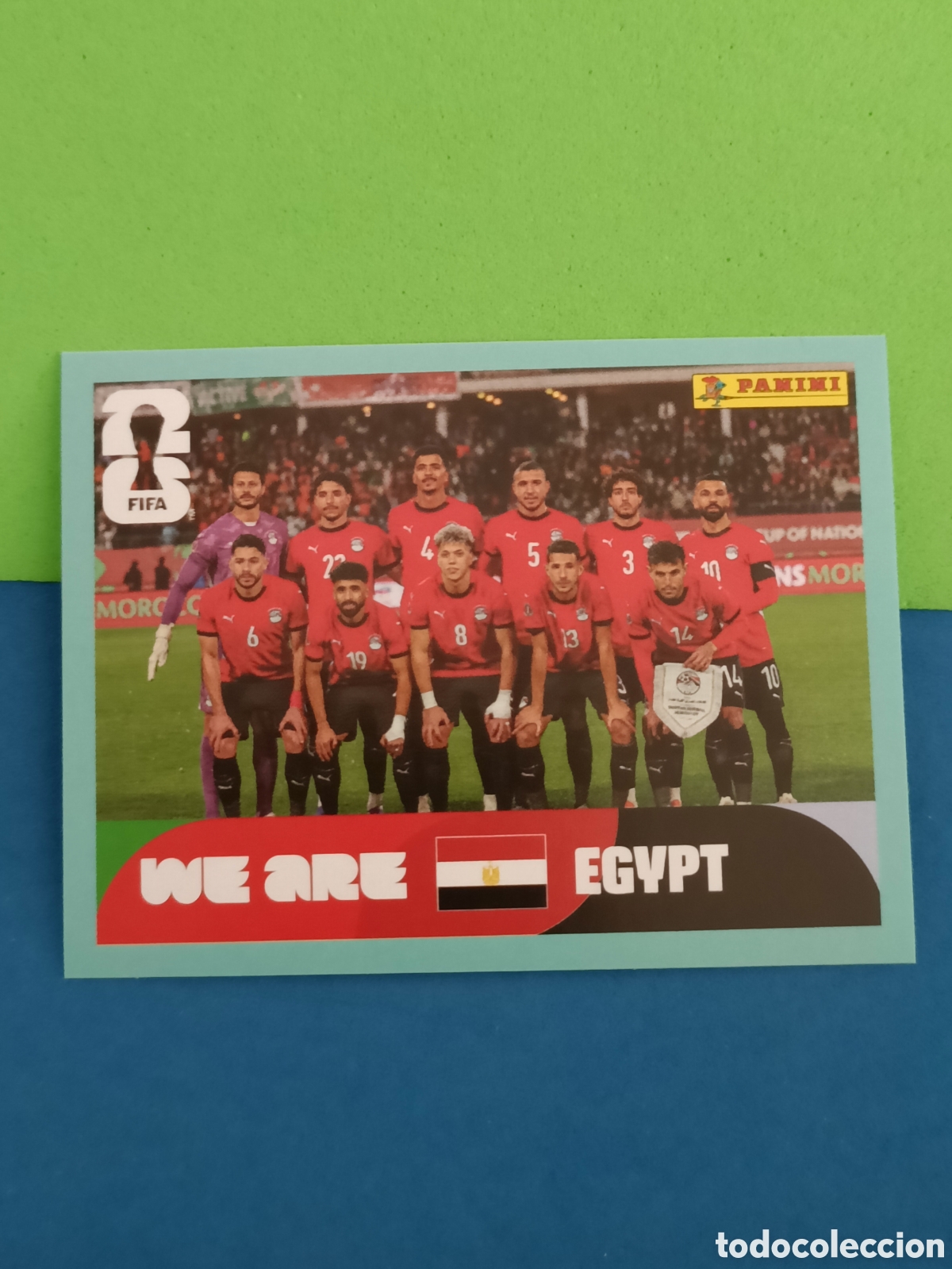 Figurine di Calcio: Panini Mundial Fifa World cup 2026 26 sticker - EGY 13 Equipo Egipto