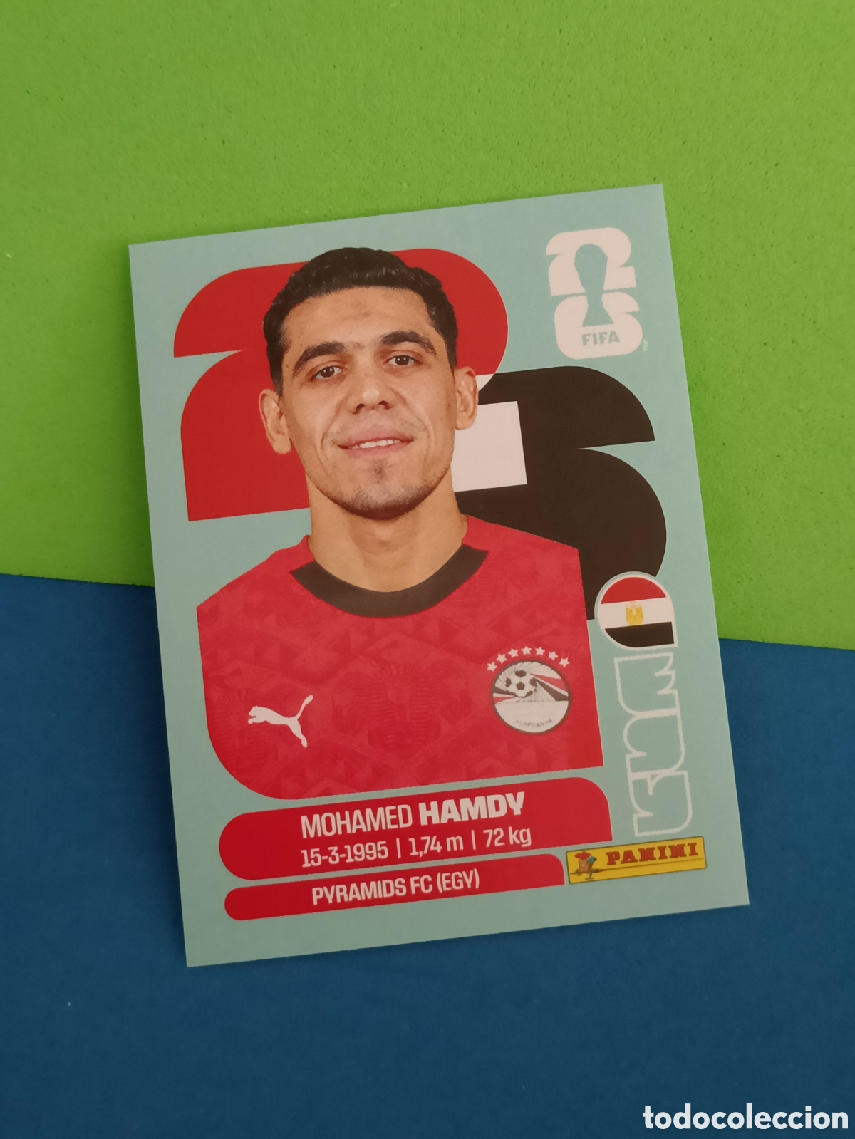 Cartes &agrave; collectionner de Football: Panini Mundial Fifa World cup 2026 26 sticker - EGY 4 Hamdy