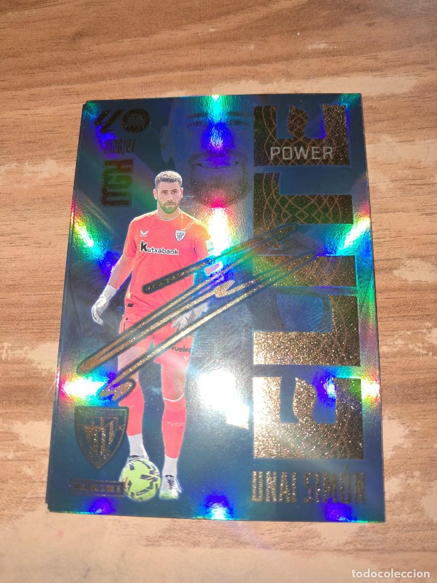 Figurine di Calcio: CARD MEGACRACKS TEMPORADA 26/27: &Eacute;LITE POWER UNAI SIM&Oacute;N, N&deg; 17P
