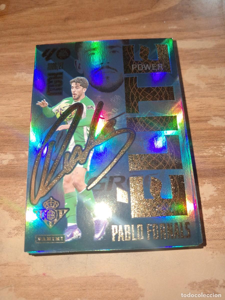 Figurine di Calcio: CARD MEGACRACKS TEMPORADA 26/27: &Eacute;LITE POWER PABLO FORNALS, N&deg; 14P