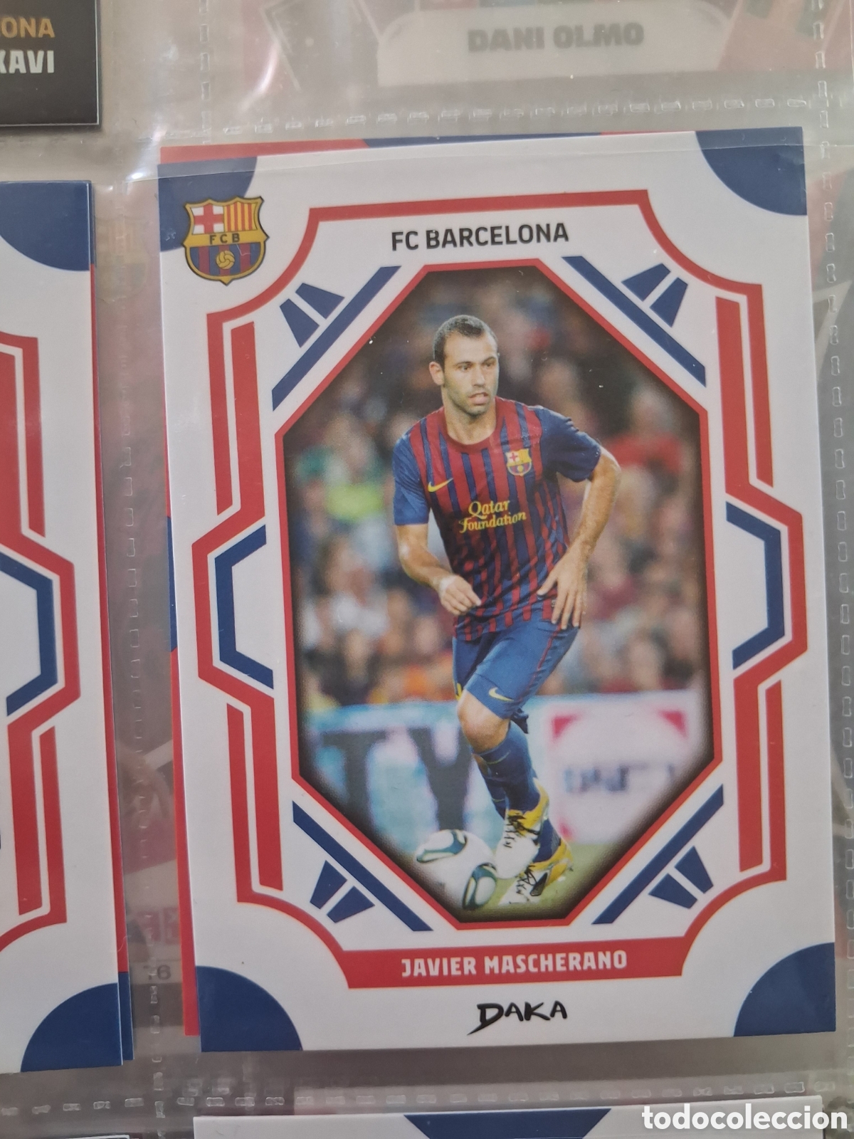 Figurine di Calcio: -DAKA BARCELONA 25-26 : FCB 26 B MASCHERANO ( BARCELONA )