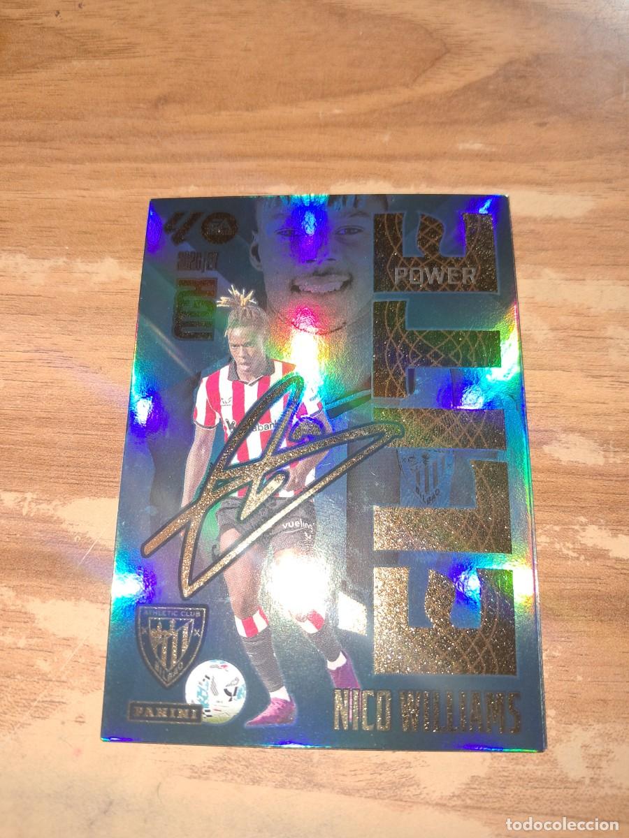 Cromos de f&uacute;tbol: CARD MEGACRACKS TEMPORADA 26/27: &Eacute;LITE POWER NICO WILLIAMS, N&deg; 12P