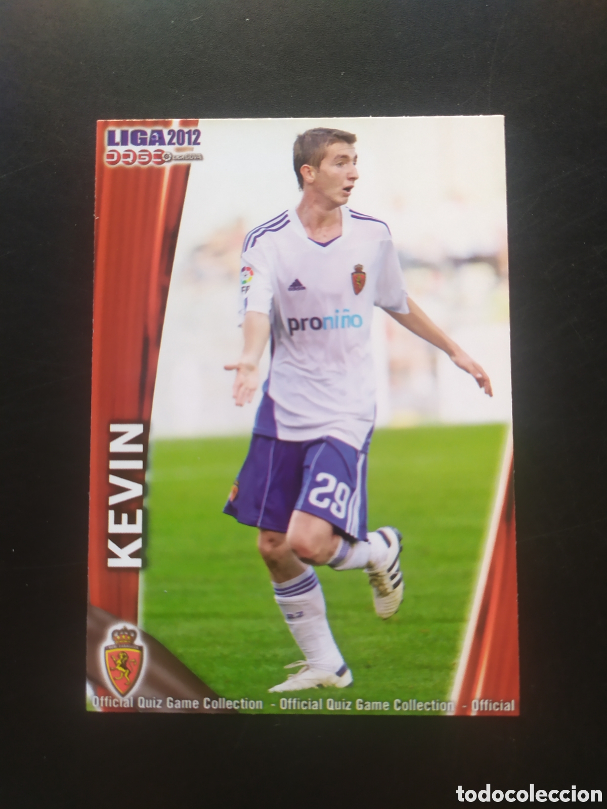 Figurine di Calcio: Mundicromo fichas Liga 2011 2012 11 12 Kevin n&deg; 343 Real Zaragoza
