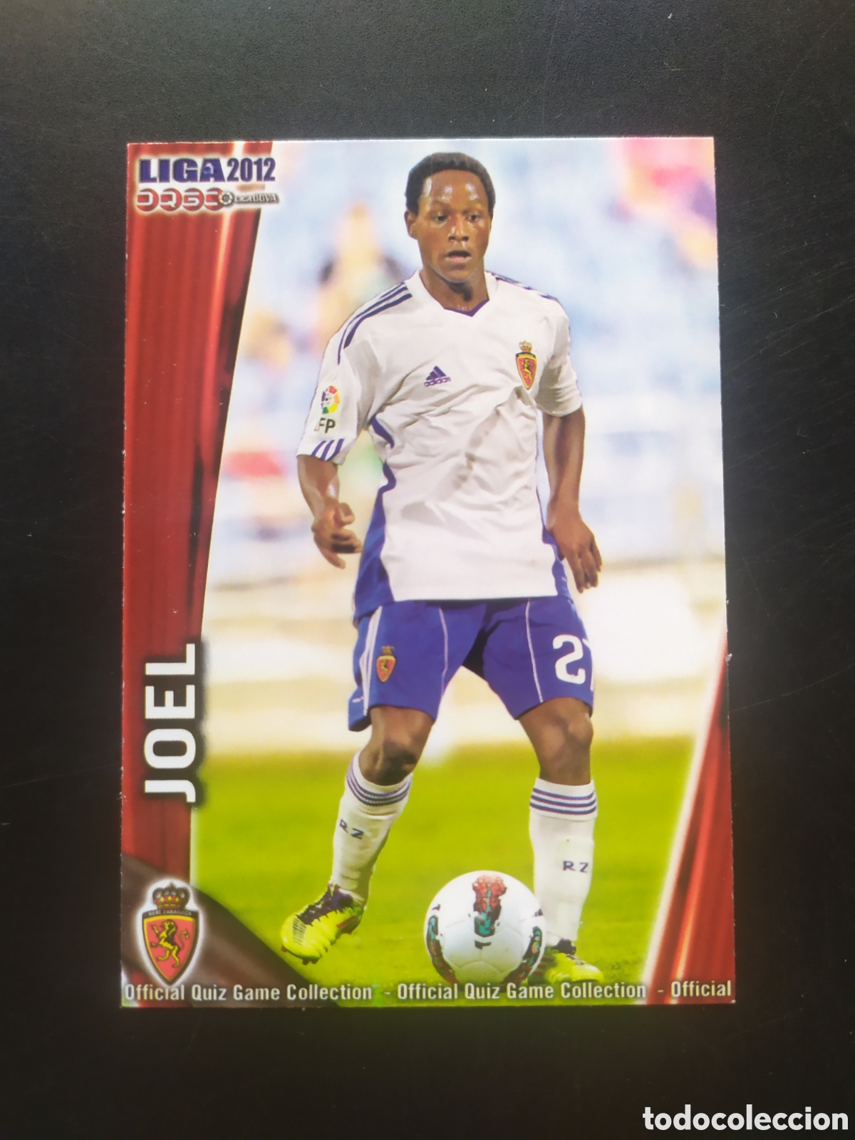 Figurine di Calcio: Mundicromo fichas Liga 2011 2012 11 12 Joel n&deg; 344 Real Zaragoza