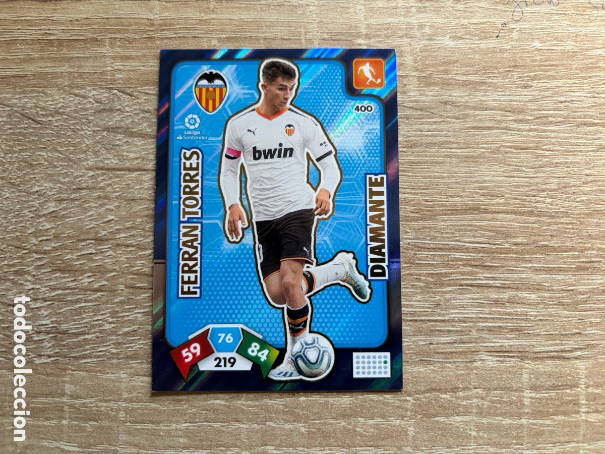 Figurine di Calcio: 400 FERRAN TORRES ROOKIE DIAMANTE ADRENALYN 2019 2020 19 20 VALENCIA CF BARCELONA PSG