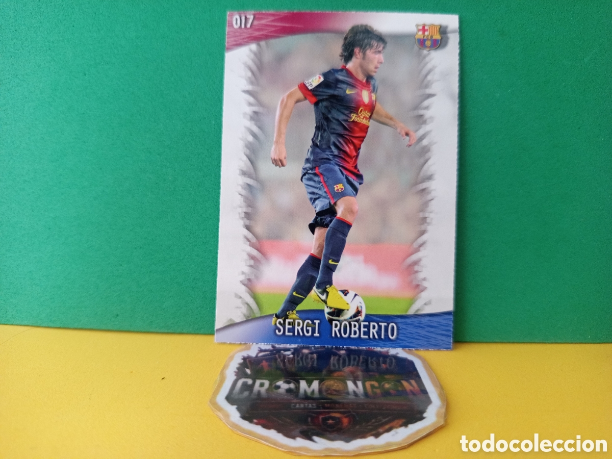Figurine di Calcio: ❇️ CROMO CARD ⚽ SERGI ROBERTO BARCELONA 17 FICHAS LIGA QUIZ GAME 2014 13 14 2013 2014 MUNDICROMO ❇️
