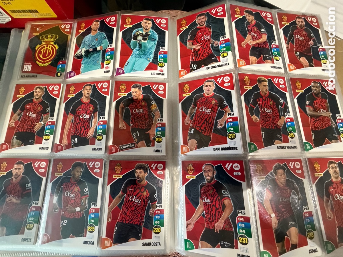 Cromos de Futebol: MALLORCA EQUIPO COMPLETO ADRENALYN 2024 2025 24 25