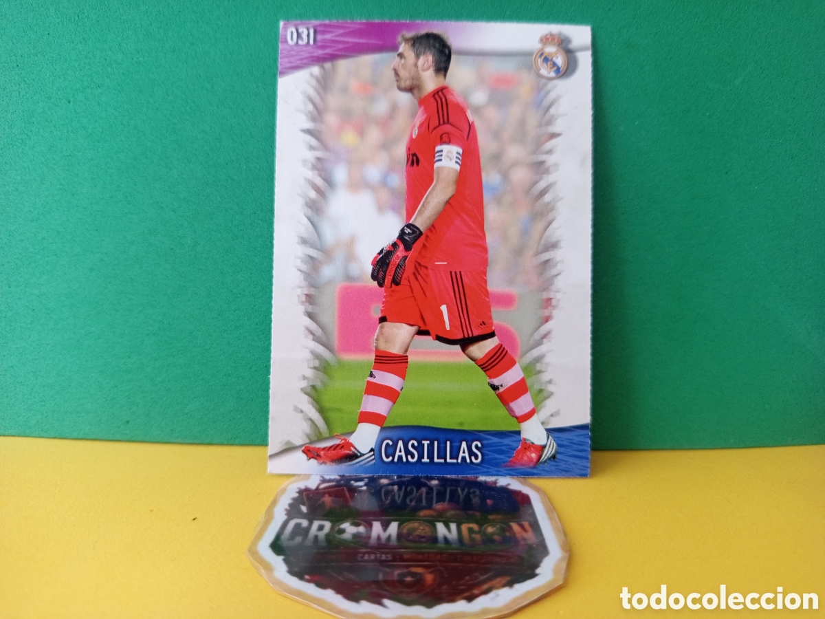 Cromos de Futebol: ❇️ CROMO CARD ⚽ CASILLAS REAL MADRID 31 FICHAS LIGA QUIZ GAME 2014 13 14 2013 2014 MUNDICROMO ❇️