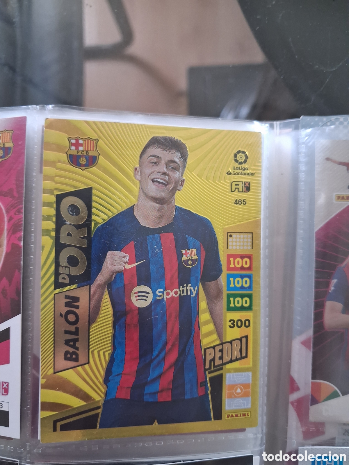 Cromos de Futebol: Pedri bal&oacute;n de oro 465 adrenalyn 2022 2023 22 23