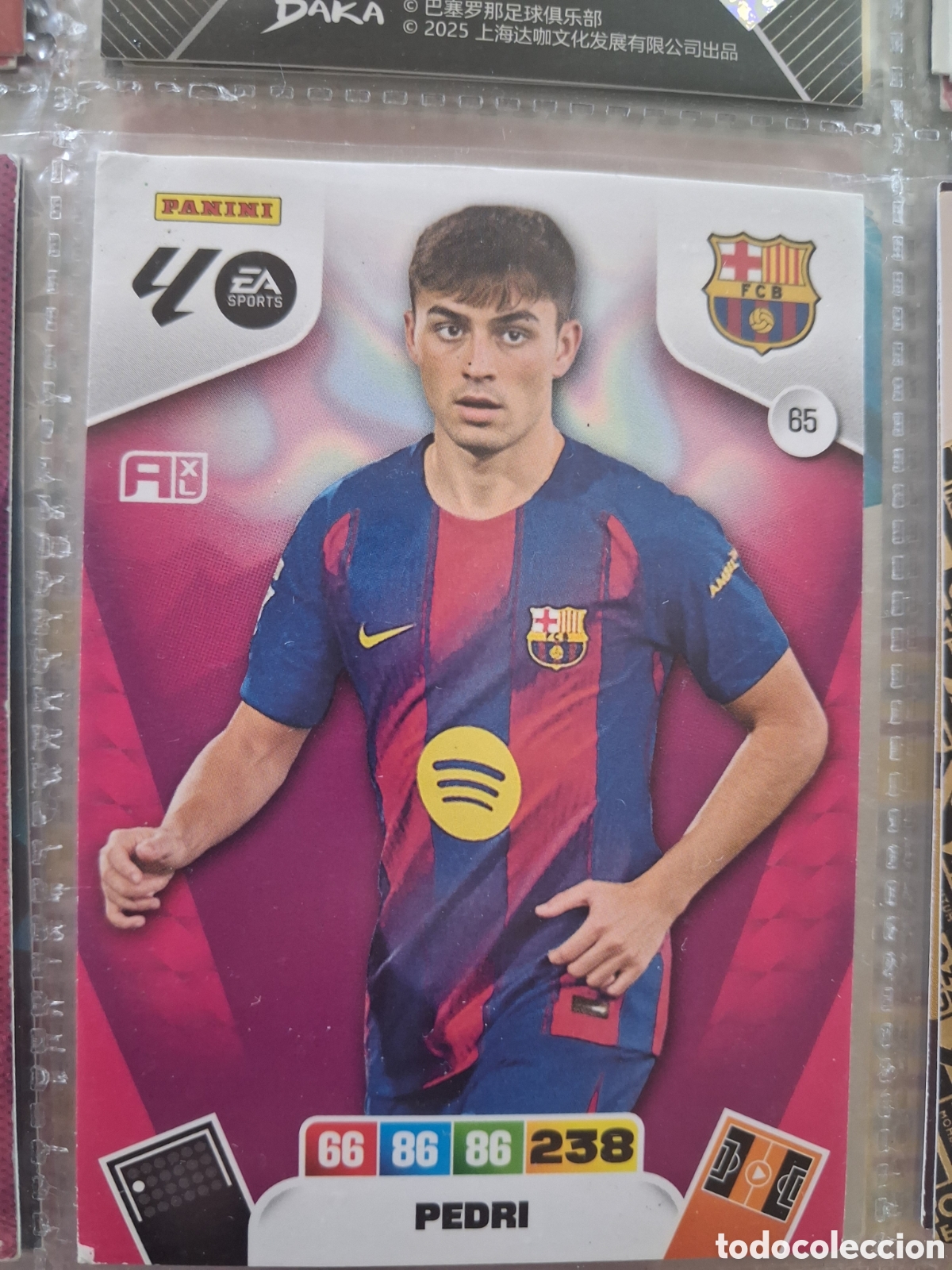 Cromos de Futebol: 65 PEDRI FC BARCELONA | ADRENALYN XL LALIGA 2025-26
