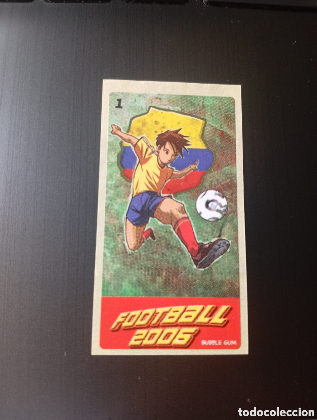 Figurine di Calcio: CROMO CHICLE FOOTBALL 2006 SUPERSTARS SUPER STARS BUBBLE GUM CROMOS CROMO N &ordm; 1 ECUADOR