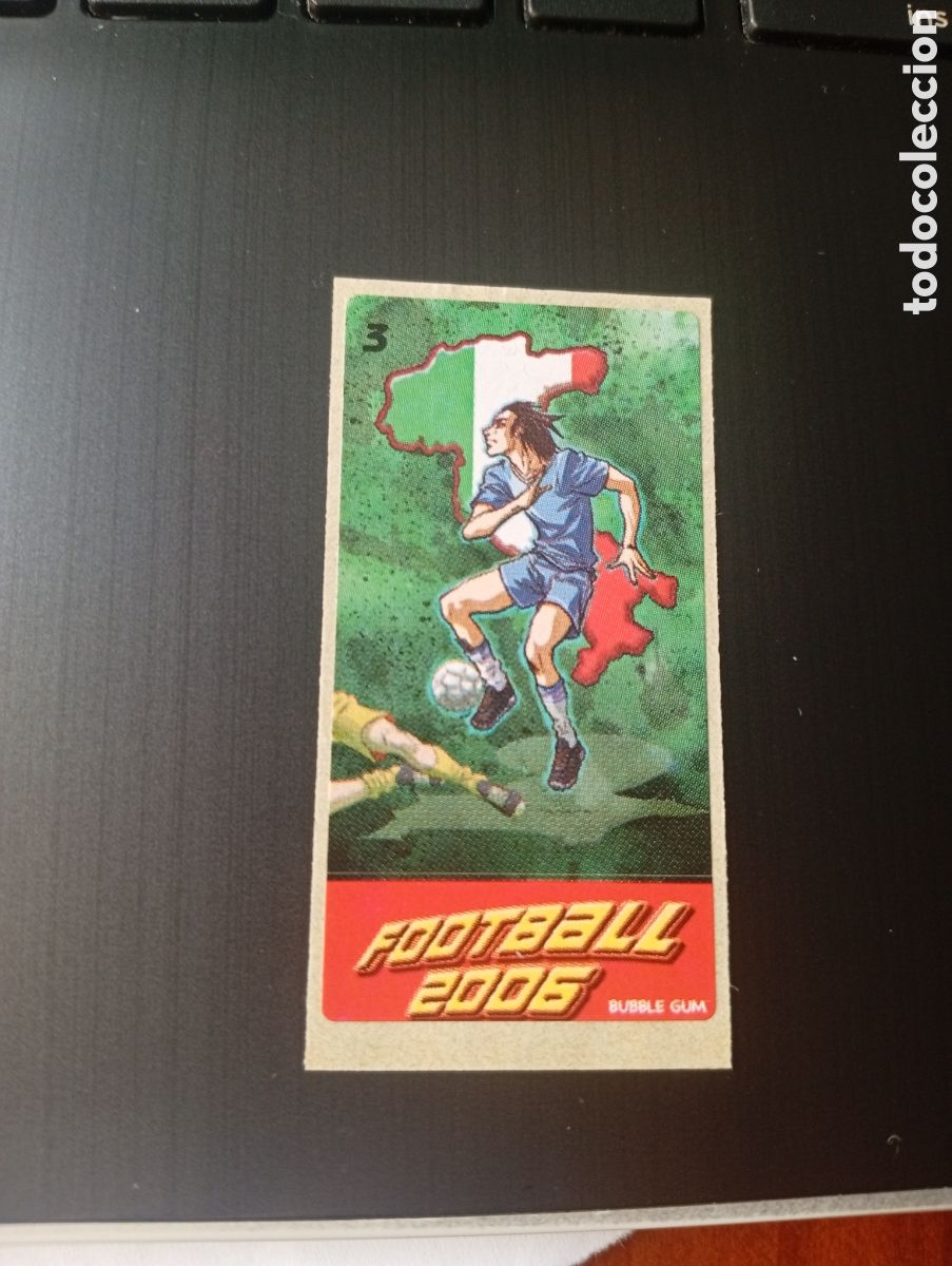 Figurine di Calcio: CROMO CHICLE FOOTBALL 2006 SUPERSTARS SUPER STARS BUBBLE GUM CROMOS CROMO N &ordm; 3 ITALIA