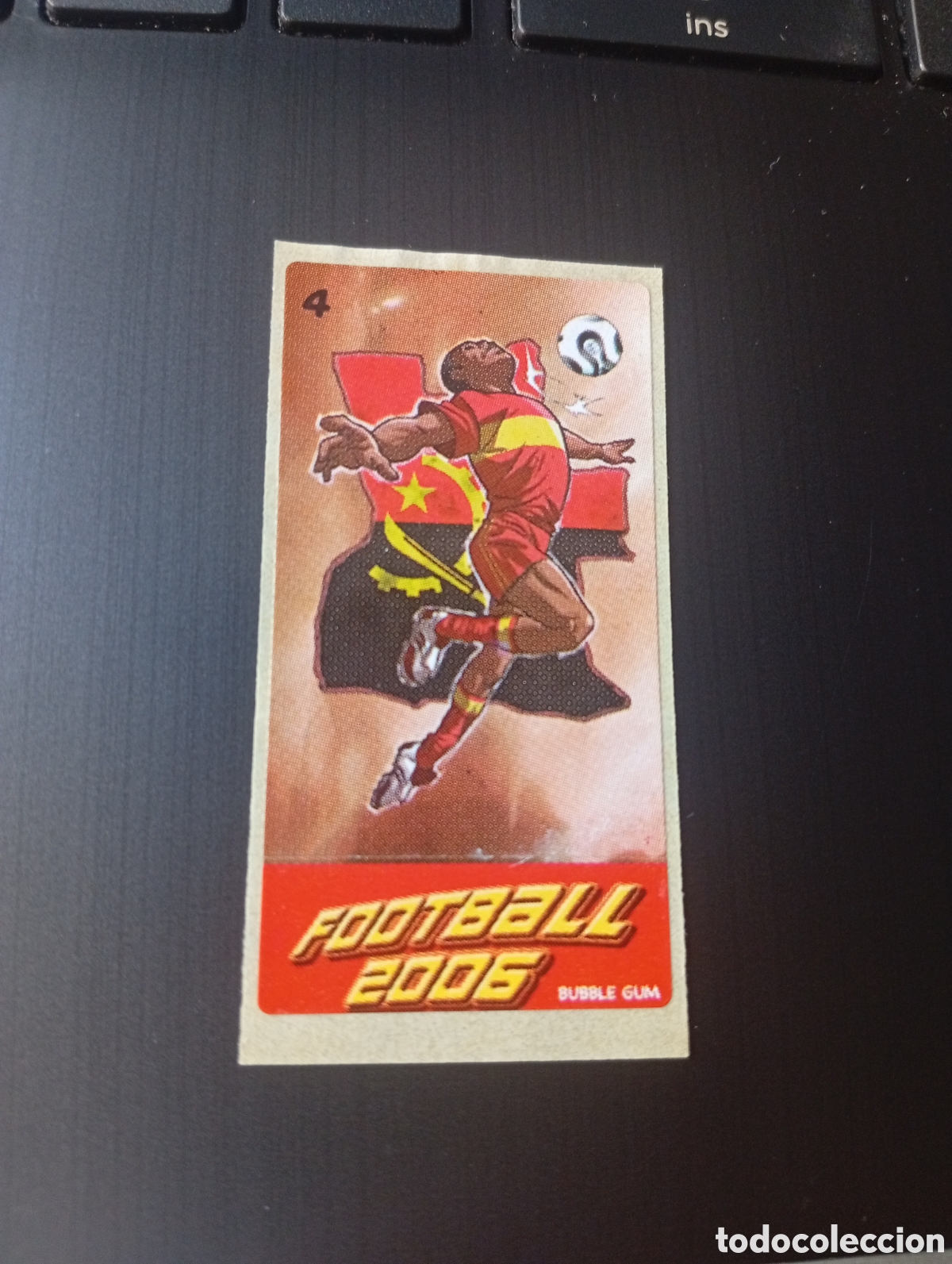 Cromos de f&uacute;tbol: CROMO CHICLE FOOTBALL 2006 SUPERSTARS SUPER STARS BUBBLE GUM CROMOS CROMO N &ordm; 4 ANGOLA