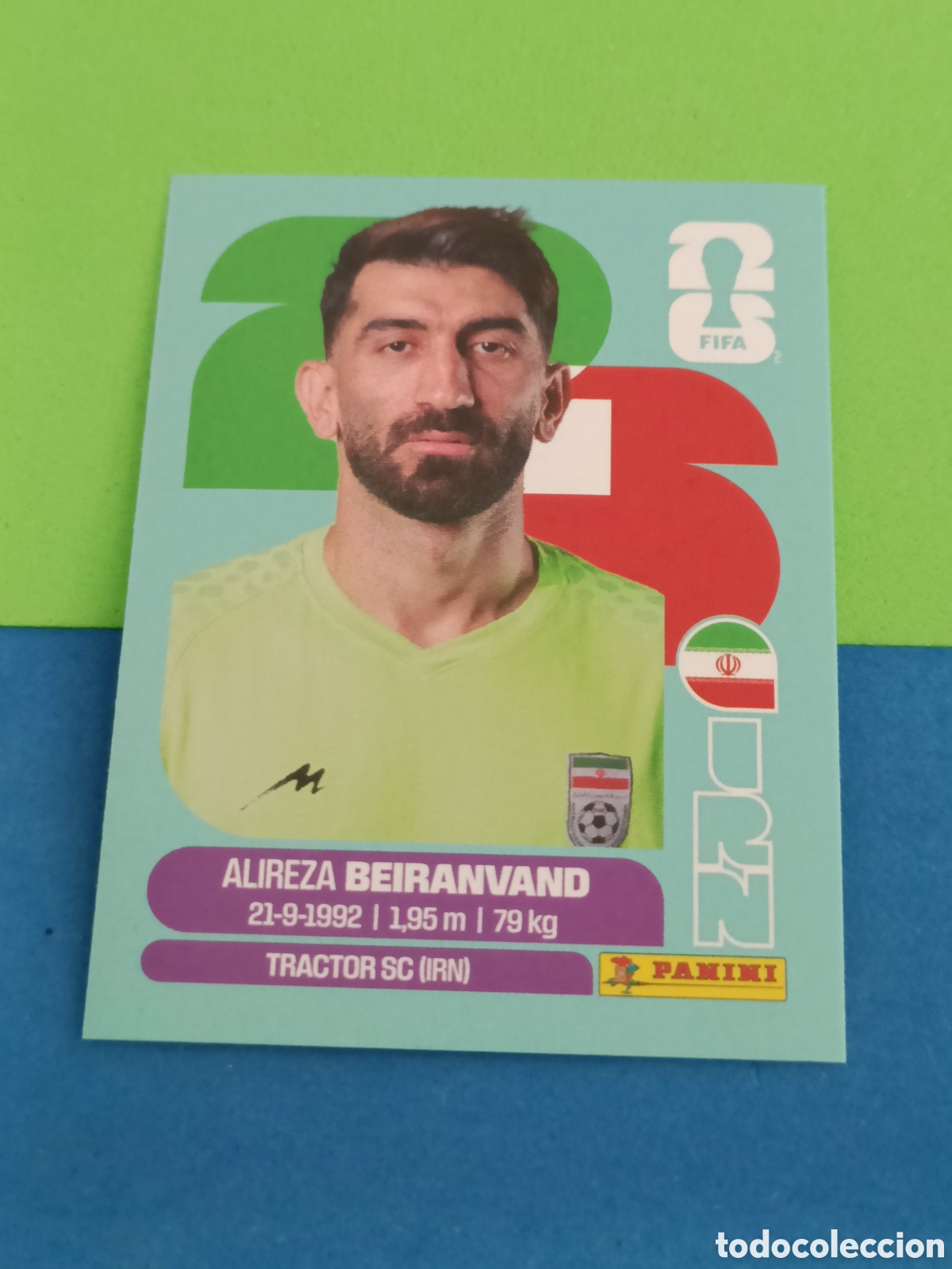 Cromos de f&uacute;tbol: Panini Mundial Fifa World cup 2026 26 sticker - IRN 2 Beiranvand