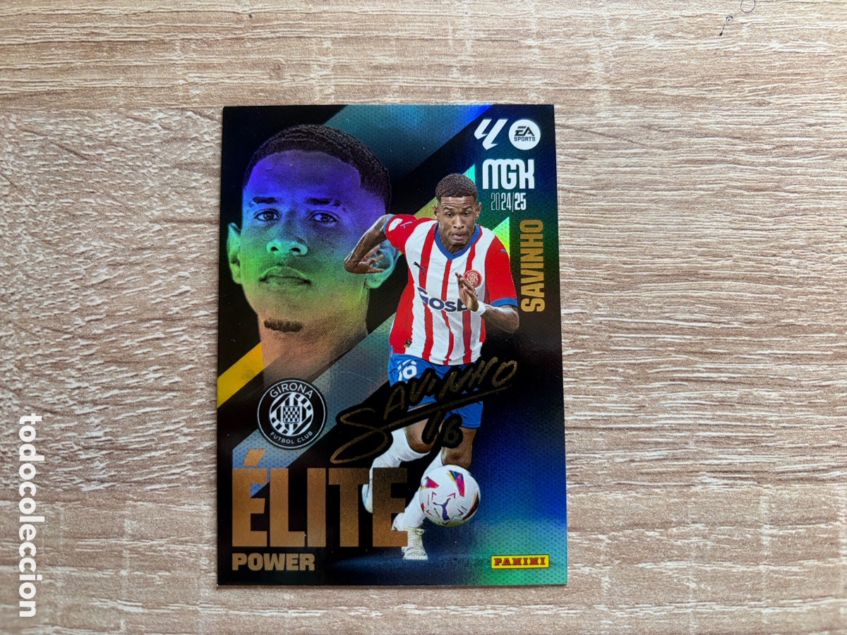 Cromos de f&uacute;tbol: P16 SAVINHO &Eacute;LITE POWER MEGACRACKS MGK 2024 2025 24 25 GIRONA FC
