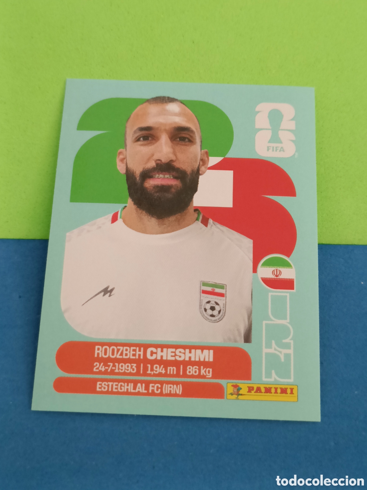 Cromos de f&uacute;tbol: Panini Mundial Fifa World cup 2026 26 sticker - IRN 15 Cheshmi