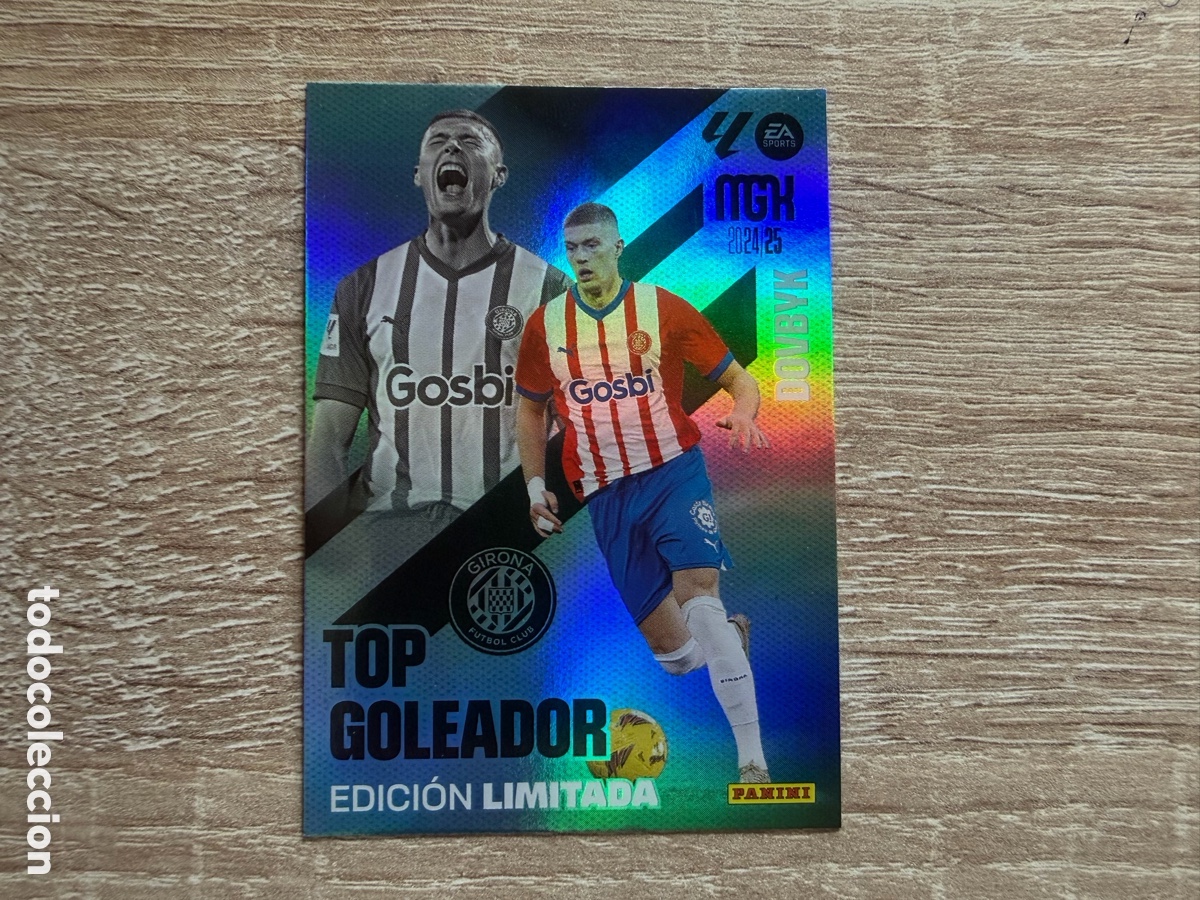 Cromos de f&uacute;tbol: DOVBYK TOP GOLEADOR EDICI&Oacute;N LIMITADA MEGACRACKS MGK 2024 2025 24 25 GIRONA FC
