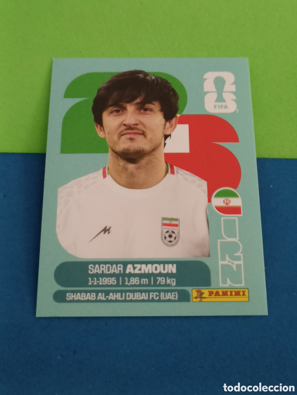 Cromos de f&uacute;tbol: Panini Mundial Fifa World cup 2026 26 sticker - IRN 17 Azmoun