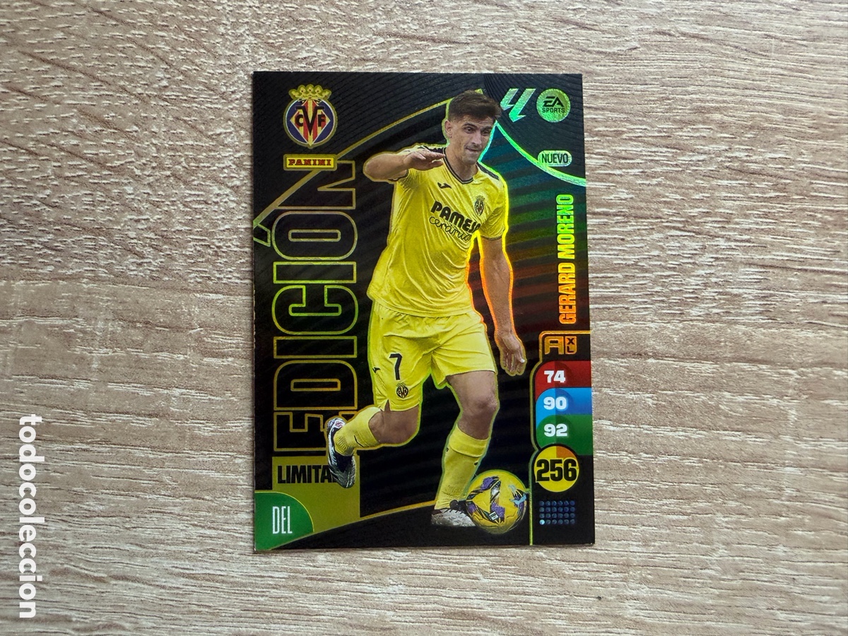 Cromos de Futebol: GERARD MORENO NUEVO EDICI&Oacute;N LIMITADA ADRENALYN XL 2024 2025 24 25 VILLARREAL CF