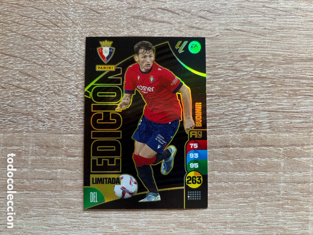 Cromos de Futebol: BUDIMIR EDICI&Oacute;N LIMITADA ADRENALYN XL 2024 2025 24 25 CA OSASUNA