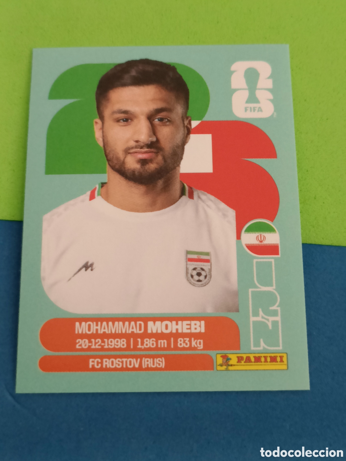 Cromos de f&uacute;tbol: Panini Mundial Fifa World cup 2026 26 sticker - IRN 16 Mohebi