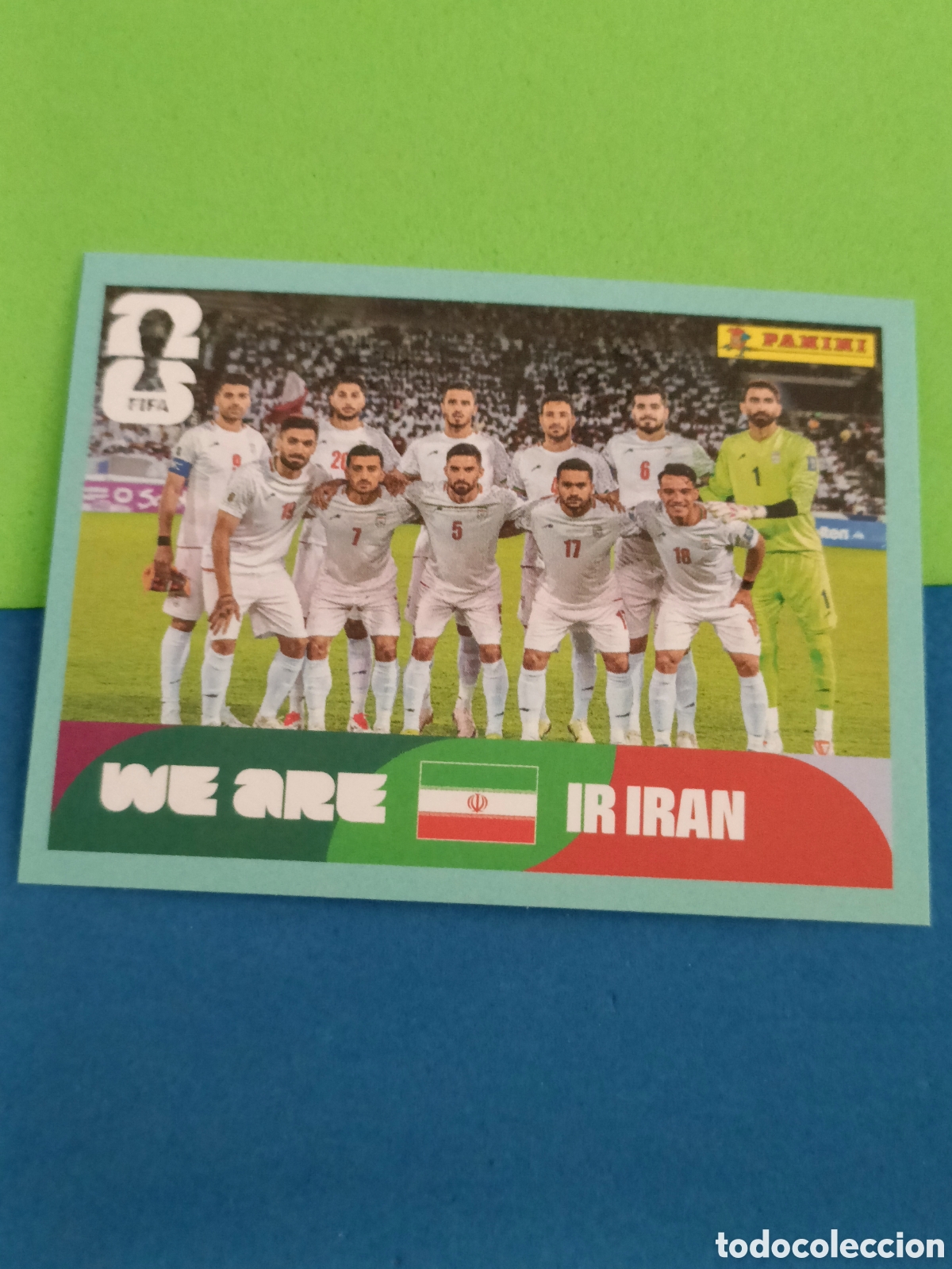 Cromos de f&uacute;tbol: Panini Mundial Fifa World cup 2026 26 sticker - IRN 13 Escudo Ir&aacute;n
