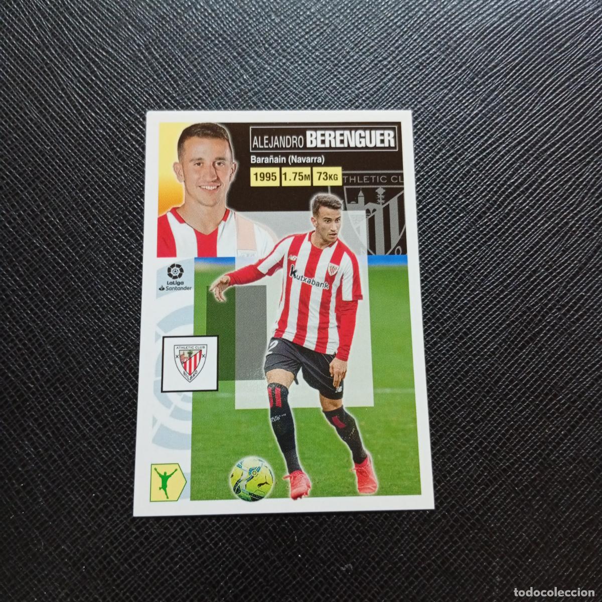 Cromos de f&uacute;tbol: BERENGUER BILBAO ESTE 2020 2021 CROMO FUTBOL LIGA 20 21 - SIN PEGAR - A97 PG190 FICHAJE 64