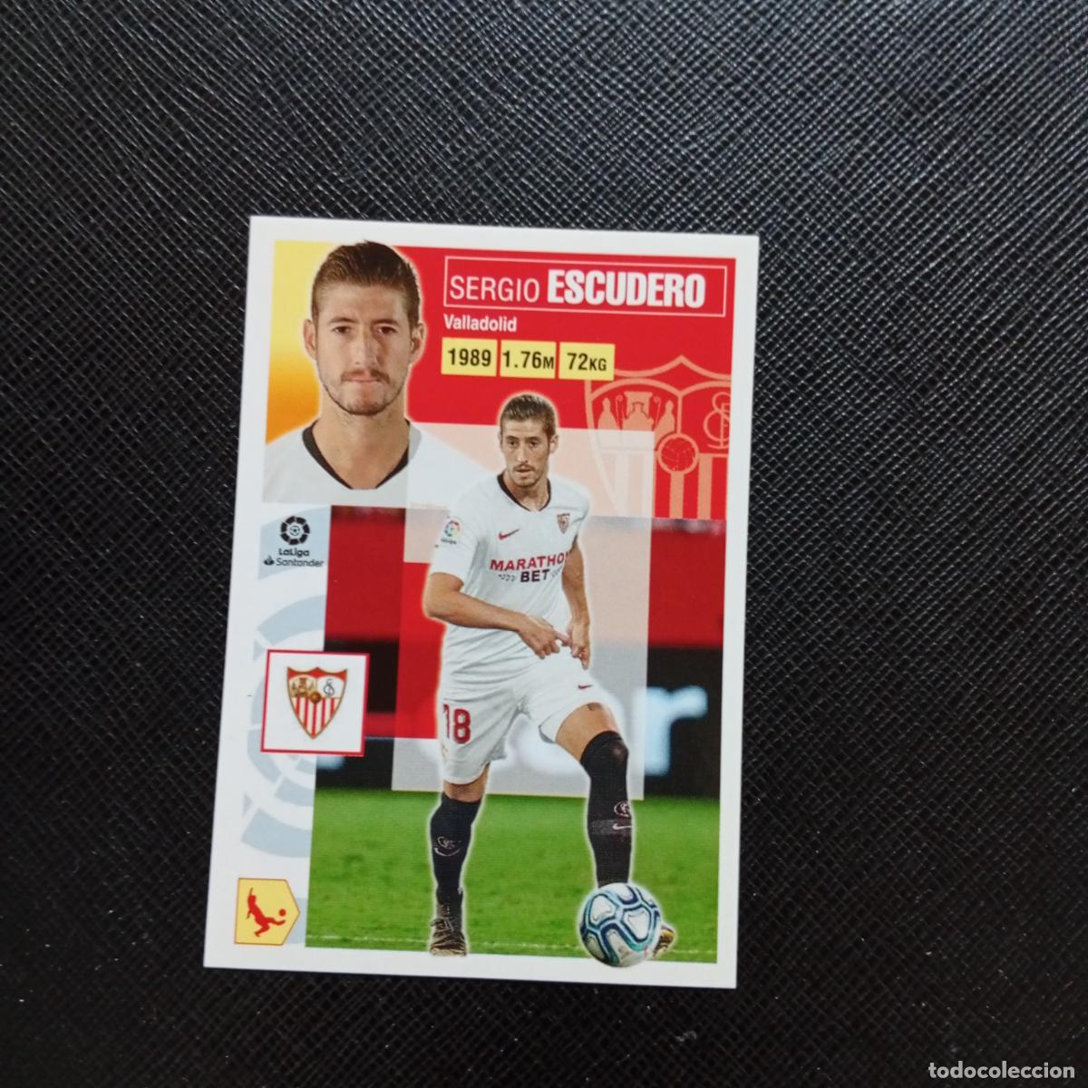 Cromos de f&uacute;tbol: ESCUDERO SEVILLA ESTE 2020 2021 CROMO FUTBOL LIGA 20 21 - SIN PEGAR - A97 PG298 COLOCA
