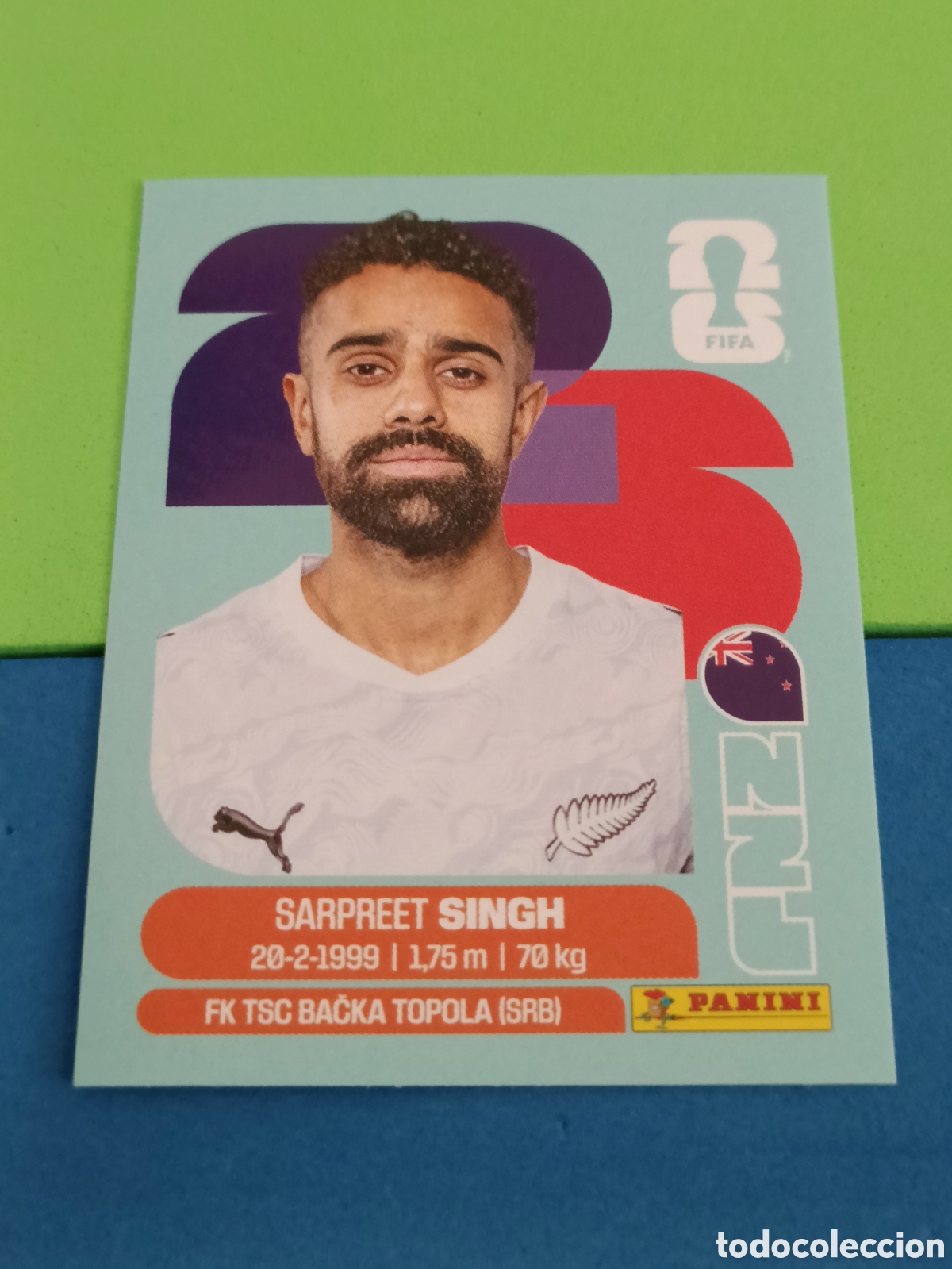 Cromos de f&uacute;tbol: Panini Mundial Fifa World cup 2026 26 sticker - NZL 11 Singh
