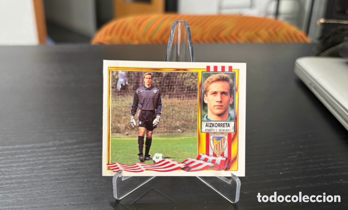 Cromos de f&uacute;tbol: Cromo ediciones este temporada 95-96 Athletic Club de Bilbao Aizkorreta coloca