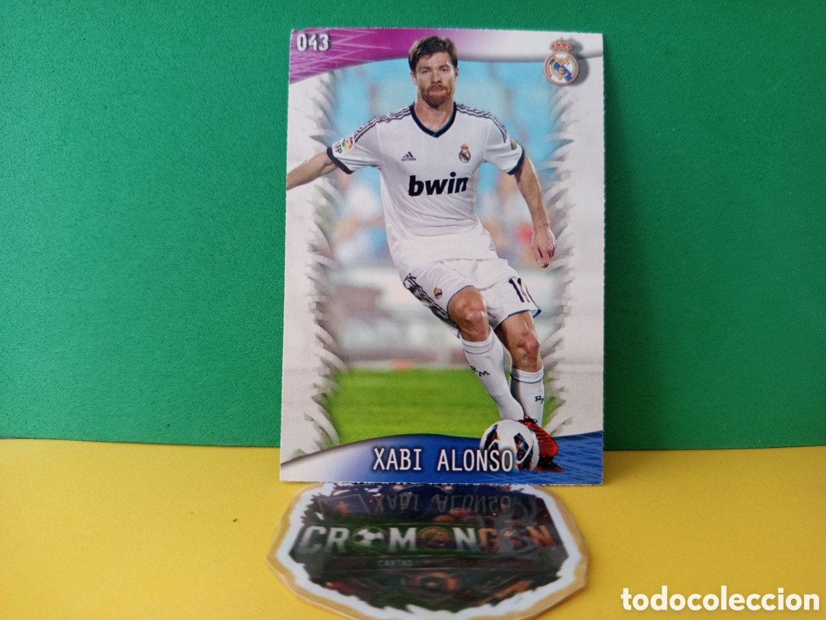 Cromos de f&uacute;tbol: ❇️ CROMO CARD ⚽ XABI ALONSO REAL MADRID 43 FICHAS LIGA QUIZ GAME 2014 13 14 2013 2014 MUNDICROMO ❇️