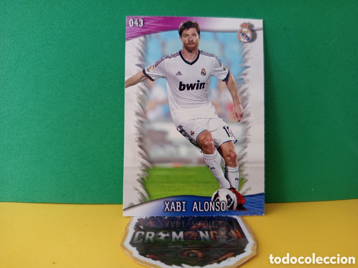 Cromos de f&uacute;tbol: ❇️ CROMO CARD ⚽ XABI ALONSO REAL MADRID 43 FICHAS LIGA QUIZ GAME 2014 13 14 2013 2014 MUNDICROMO ❇️