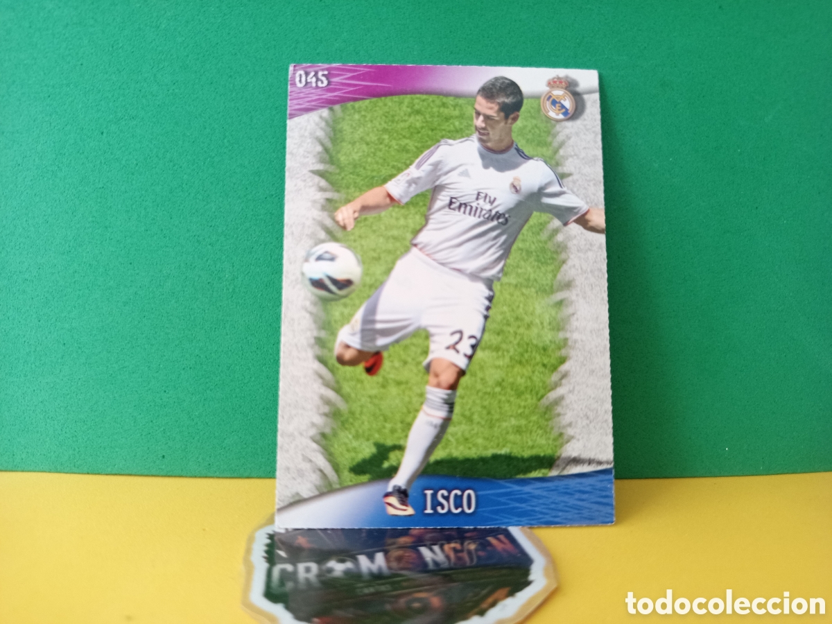 Figurine di Calcio: ❇️ CROMO CARD ⚽ ISCO REAL MADRID 45 FICHAS LIGA QUIZ GAME 2014 13 14 2013 2014 MUNDICROMO ❇️