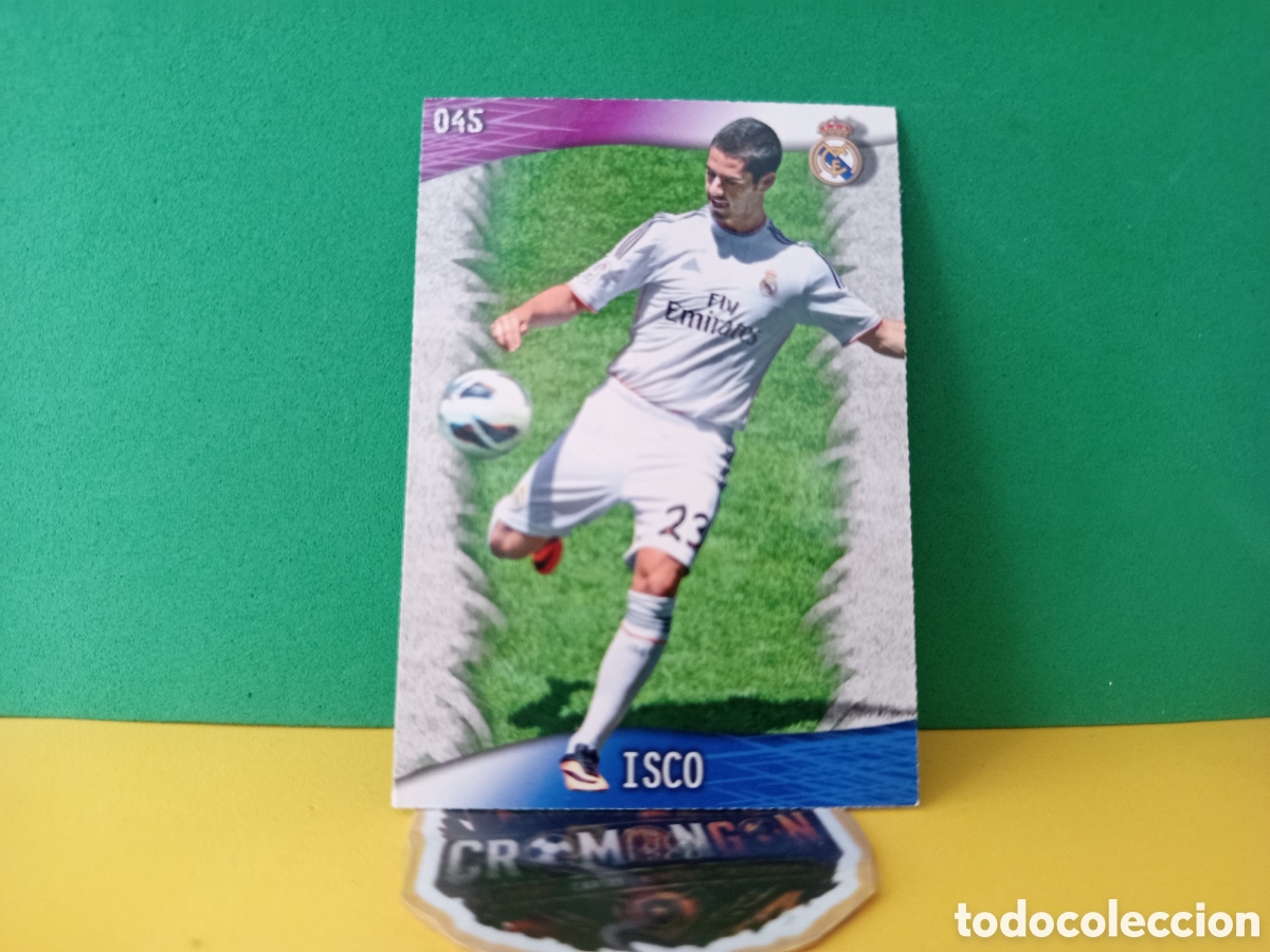Figurine di Calcio: ❇️ CROMO CARD ⚽ ISCO REAL MADRID 45 FICHAS LIGA QUIZ GAME 2014 13 14 2013 2014 MUNDICROMO ❇️