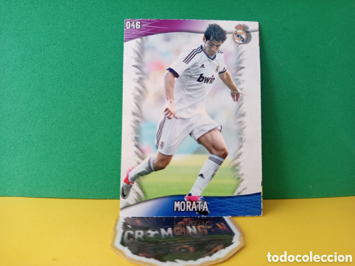 Figurine di Calcio: ❇️ CROMO CARD ⚽ MORATA REAL MADRID 46 FICHAS LIGA QUIZ GAME 2014 13 14 2013 2014 MUNDICROMO ❇️