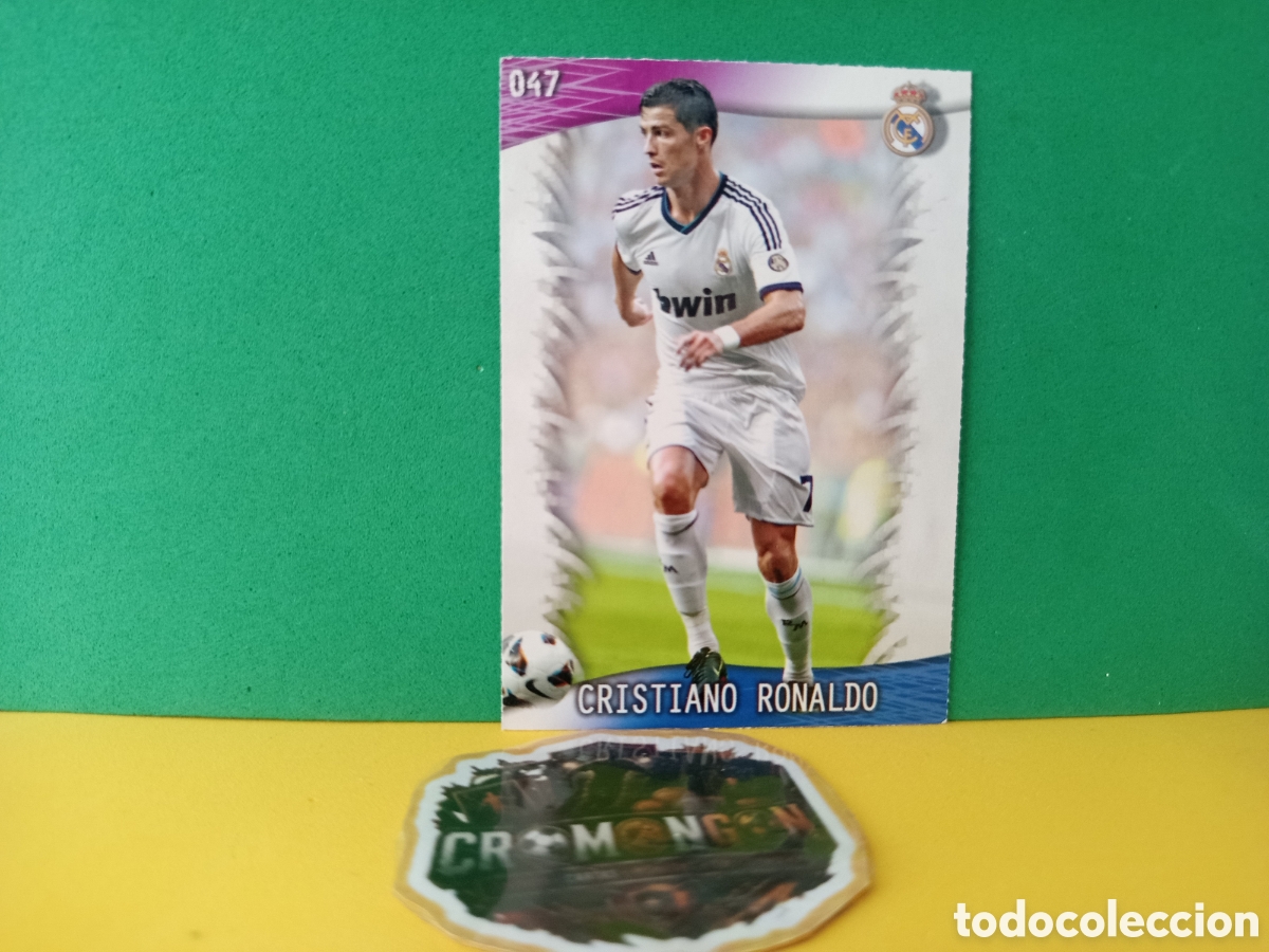 Figurine di Calcio: ❇️ CROMO ⚽ CRISTIANO RONALDO REAL MADRID 47 FICHAS LIGA QUIZ GAME 2014 13 14 2013 2014 MUNDICROMO ❇️