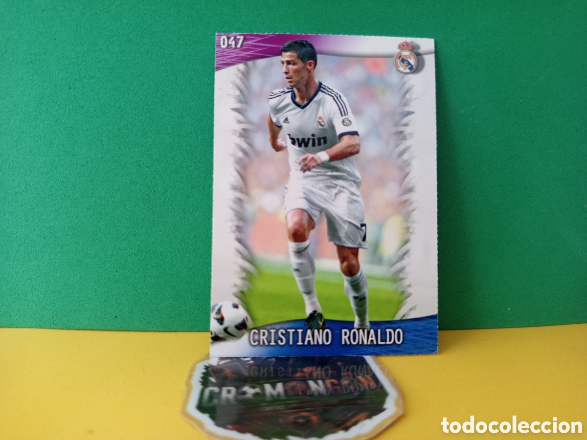 Figurine di Calcio: ❇️ CROMO ⚽ CRISTIANO RONALDO REAL MADRID 47 FICHAS LIGA QUIZ GAME 2014 13 14 2013 2014 MUNDICROMO ❇️
